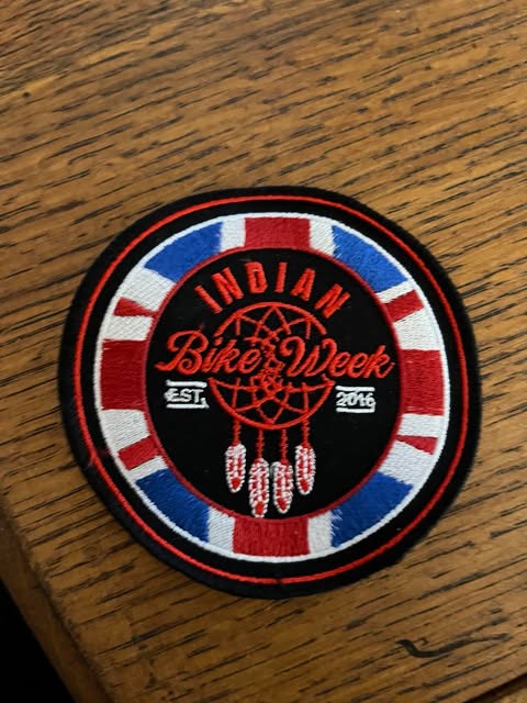 Indian Bike Week UK Patch